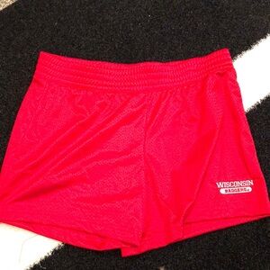 Women’s XL Wisconsin Badgers Mesh Workout Shorts